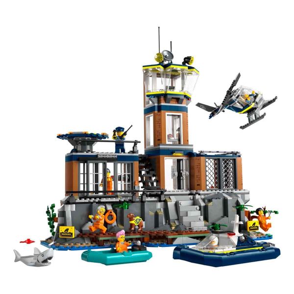 LEGO City Polis Hapishane Adası LCT-60419 Yapım Oyuncak Seti