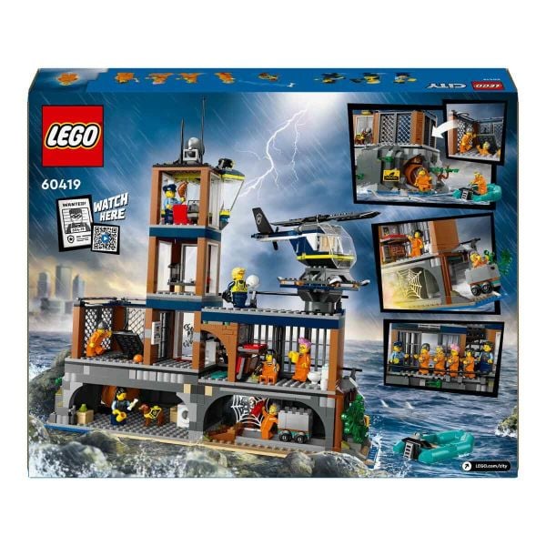 LEGO City Polis Hapishane Adası LCT-60419 Yapım Oyuncak Seti