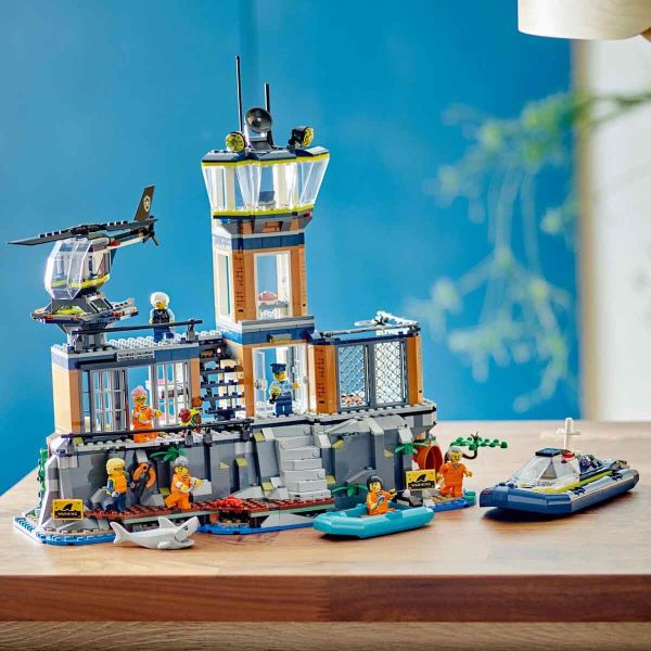 LEGO City Polis Hapishane Adası LCT-60419 Yapım Oyuncak Seti