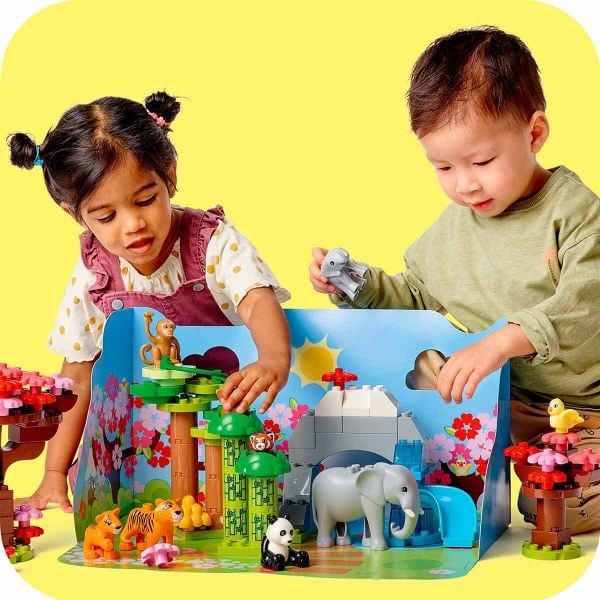 LEGO DUPLO Vahşi Asya Hayvanları LDP-10974 Yapım Oyuncak Seti