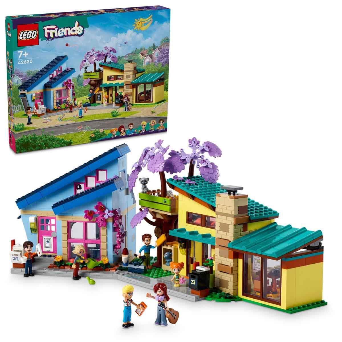 LEGO Friends Olly ve Paisley'nin Aile Evleri LFR-42620 Oyuncak Seti