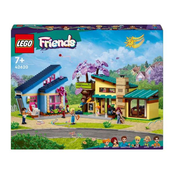 LEGO Friends Olly ve Paisley'nin Aile Evleri LFR-42620 Oyuncak Seti