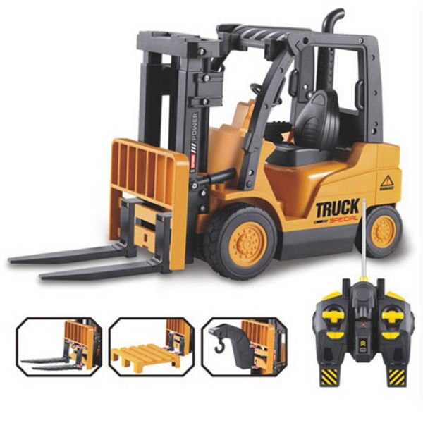 Uzaktan Kumandalı Oyuncak Forklift Sesli ve Işıklı İş Makinesi XM-6833L