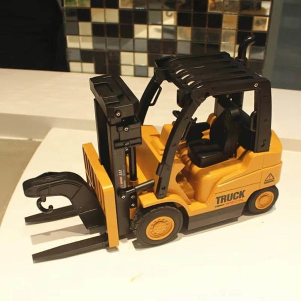 Uzaktan Kumandalı Oyuncak Forklift Sesli ve Işıklı İş Makinesi XM-6833L