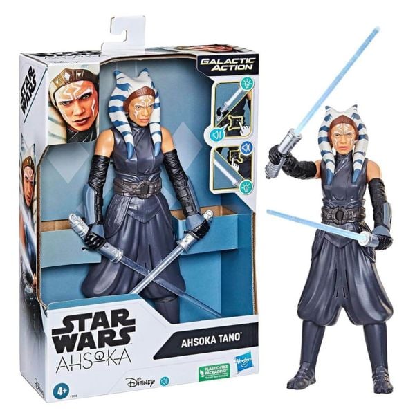 Star Wars Galactic Action Sesli ve Işıklı Ahsoka Tano Figürü F7918