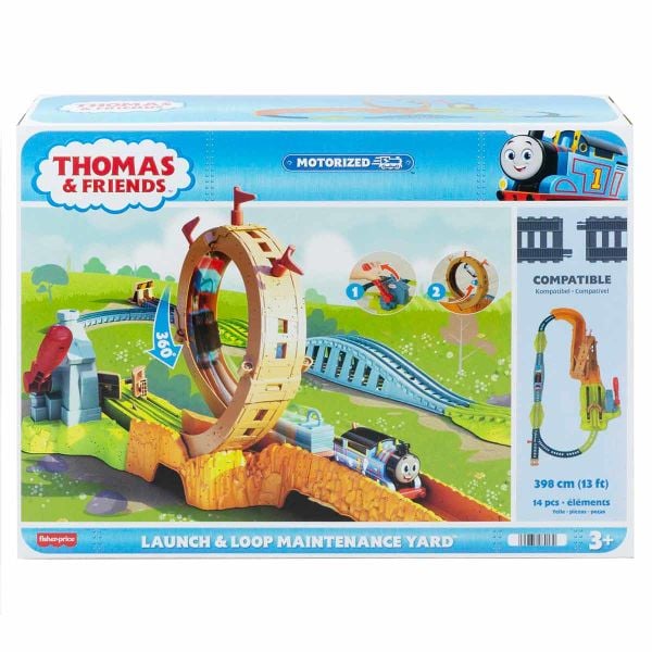 Thomas Ve Arkadaşları Çemberde Dönüş Eğlencesi Oyuncak Tren Seti HJL20