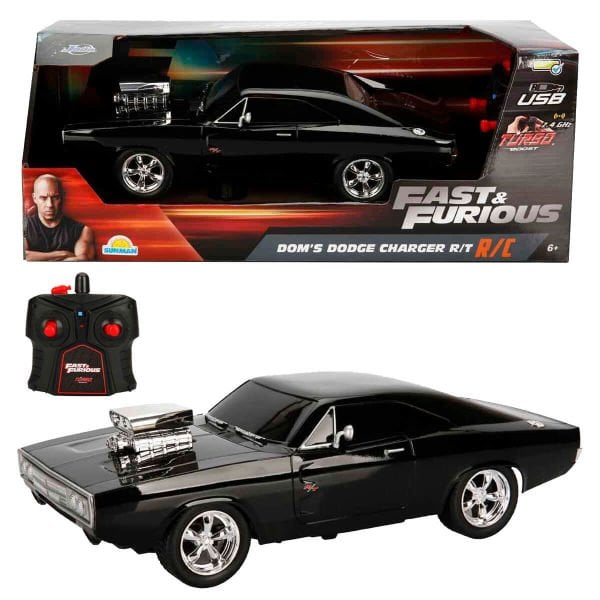 Fast Furious Dom’s Dodge Charger Şarjlı 29 cm Uzaktan Kumandalı Araba
