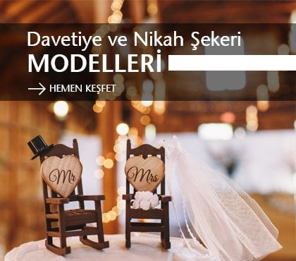 Düğün Davetiyesi Modelleri ve Nikah Şekeri Modelleri