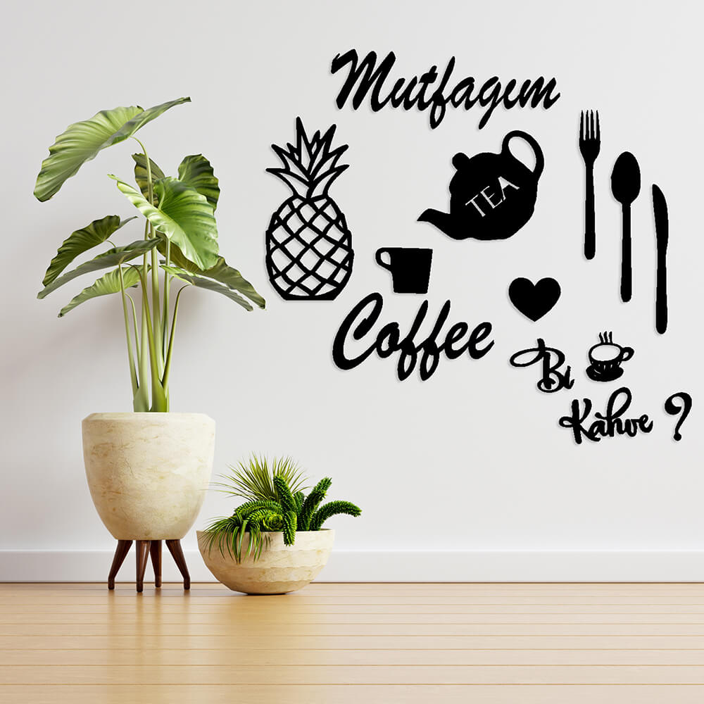 MDF Tablo Dekoratif Mutfak Ürünleri | Ev Dekorasyon, Duvar Dekorasyonu