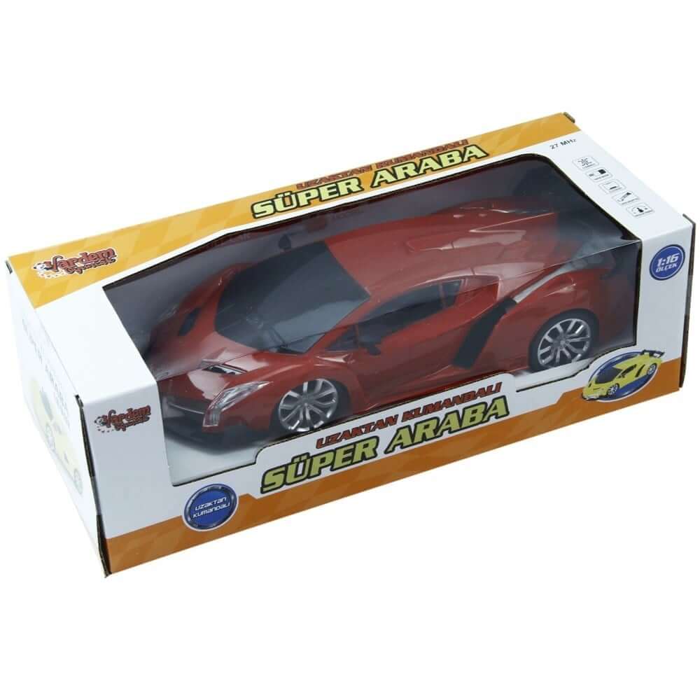 Uzaktan Kumandalı Full Fonksiyon Pilli Işıklı Süper Araba VR-699-218 Kırmızı