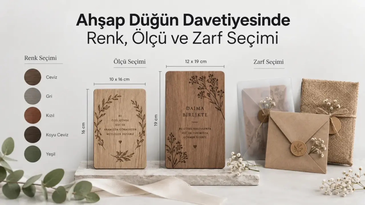 Ahşap Düğün Davetiyesi Seçerken Nelere Dikkat Edilmeli?