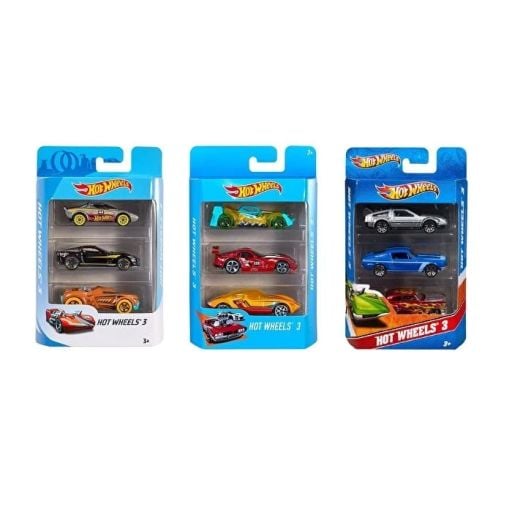 Hot Wheels 3'lü Araba Setleri