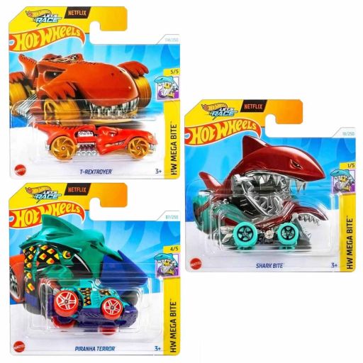 HW Mega Bite Tekli Araba Serisi