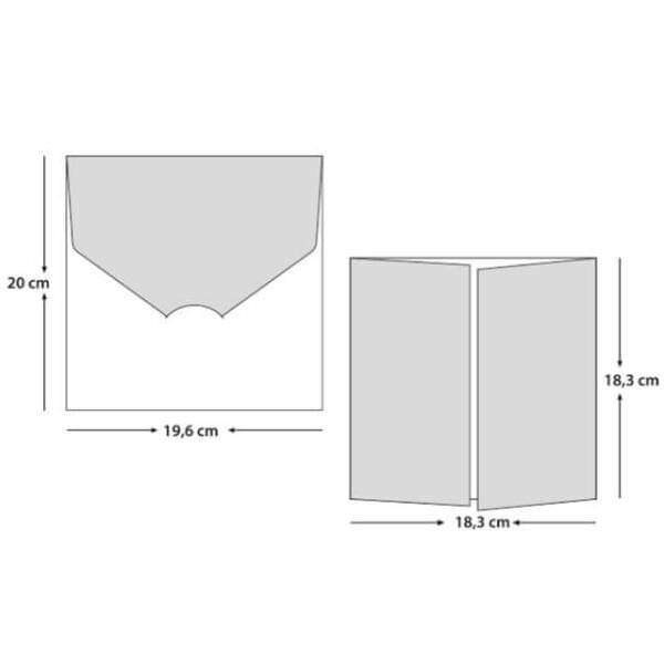 Düğün Davetiyesi Er-505104 | Krem Renk Karton Mühürlü Kalın Lüks Davetiye