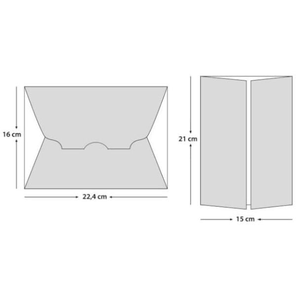 Düğün Davetiyesi Er-505112 | Krem Renk, Karton Mühürlü, Kalın Lüks Davetiye