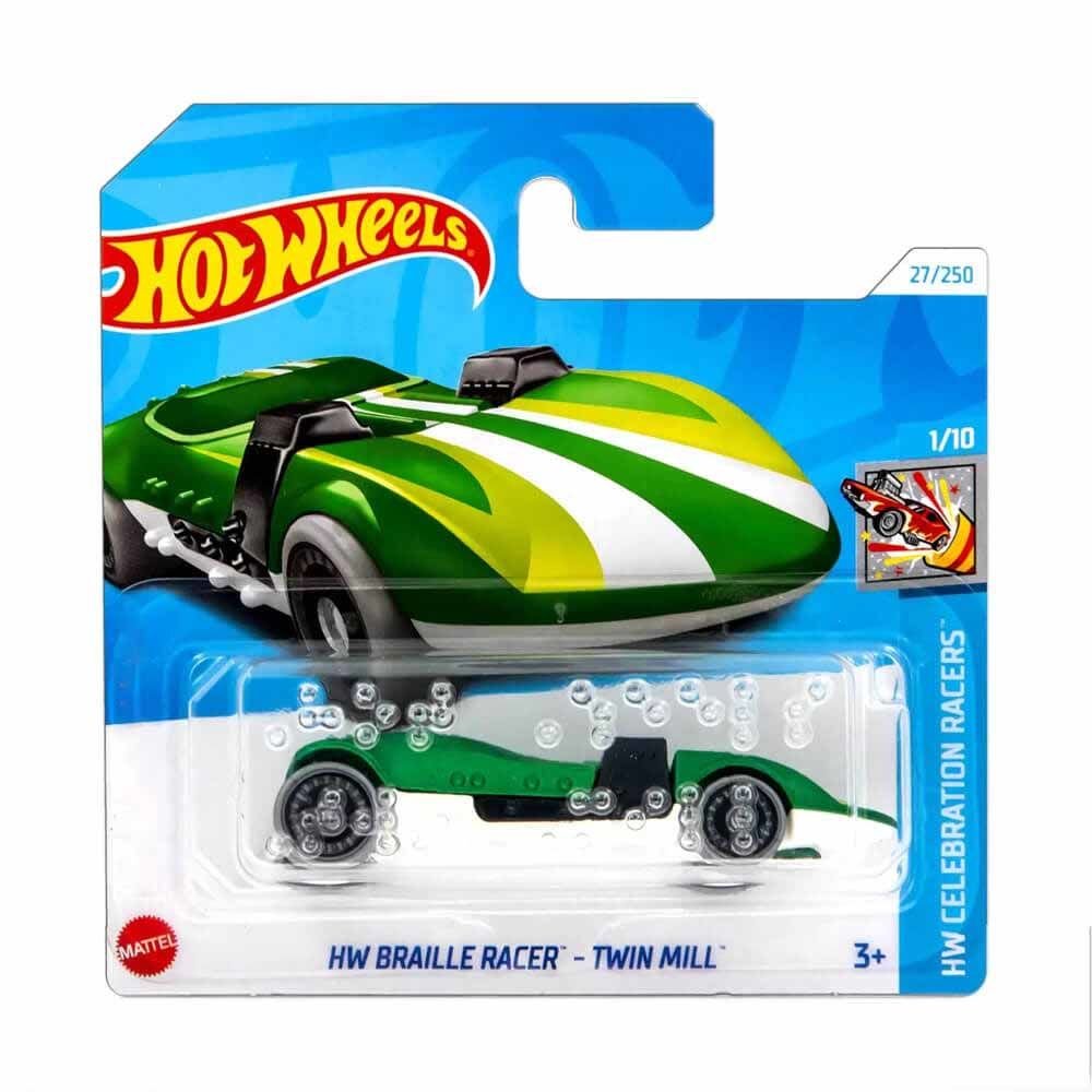 Hot Wheels HW Celebration Racers Hw Braille Racer Twin Mill HRY59-N521