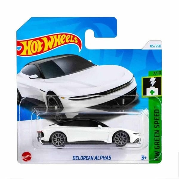 Hot Wheels Delorean Alpha5 HW Green Speed