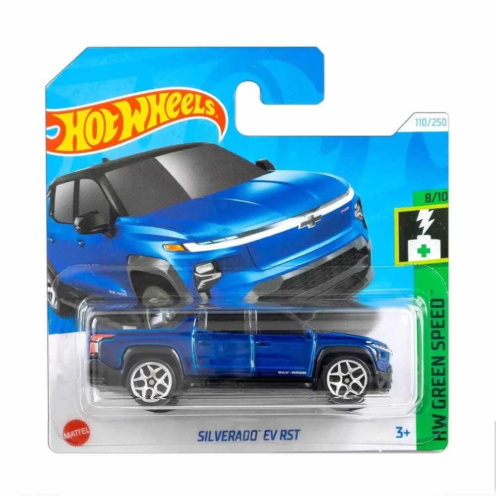 Hot Wheels Silverado EV RST HW Green Speed
