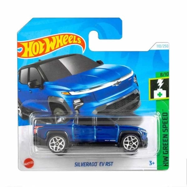 Hot Wheels Silverado EV RST HW Green Speed