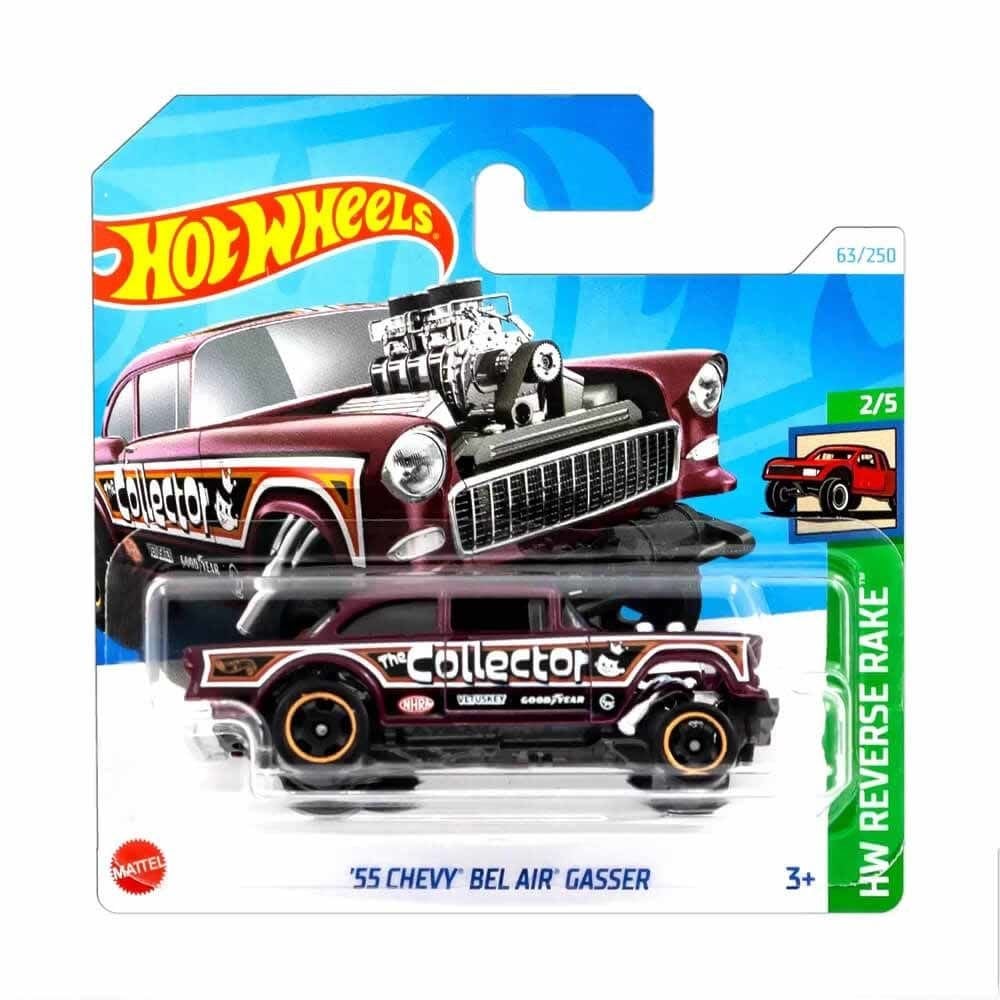 Hot Wheels 55 Chevy Bel Air Gasser - HW Reverse Rake Serisi Model
