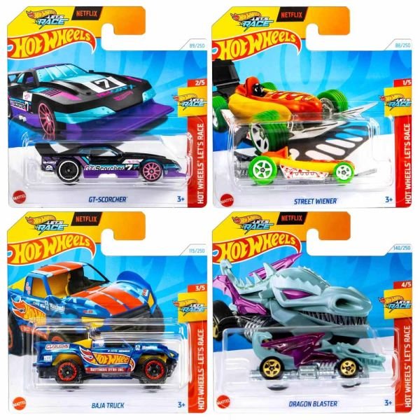 Hot Wheels Street Wiener Modeli - Hot Wheels Let's Race Netflix