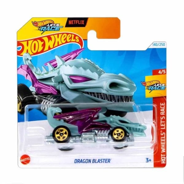Hot Wheels Dragon Blaster Modeli - 2024 Let's Race Netflix Serisi