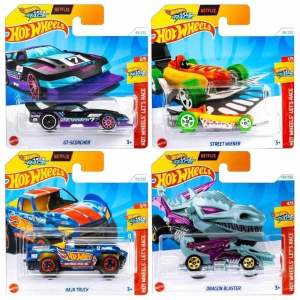 Hot Wheels GT-Scorcher Modeli - 2024 Let's Race Netflix Serisi