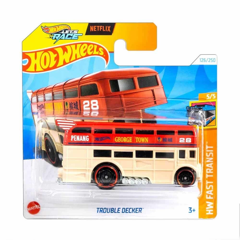 Hot Wheels Trouble Decker Modeli - HW Fast Transit 2024 Serisi
