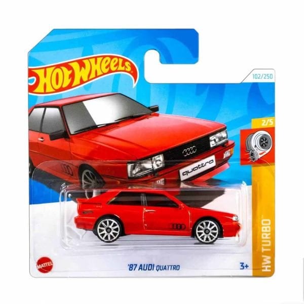 Hot Wheels 87 Audi Quattro Modeli HW Turbo 2024 Serisi