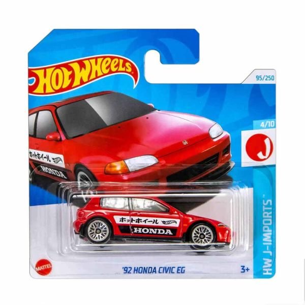 Hot Wheels 92 Honda Civic EG Modeli - HW J-Imports Araba