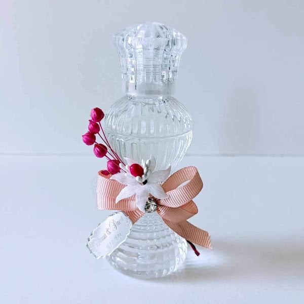 Nikah Şekeri Hediyeliği İnce Belli 100cc Plastik Kolonya Şişesi Nks-229