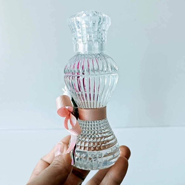 Nikah Şekeri Hediyeliği İnce Belli 100cc Plastik Kolonya Şişesi Nks-229