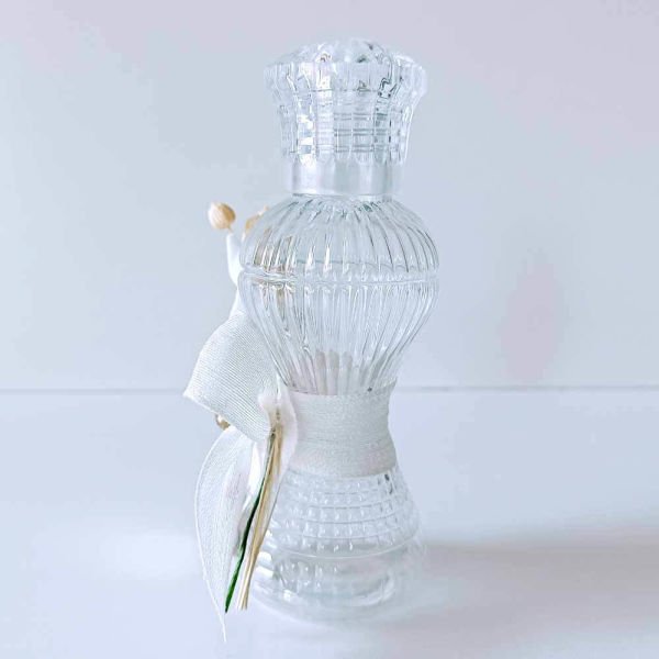 Nikah Şekeri Hediyeliği İnce Belli Gala Çiçekli 100cc Plastik Kolonya Şişesi Nks-231