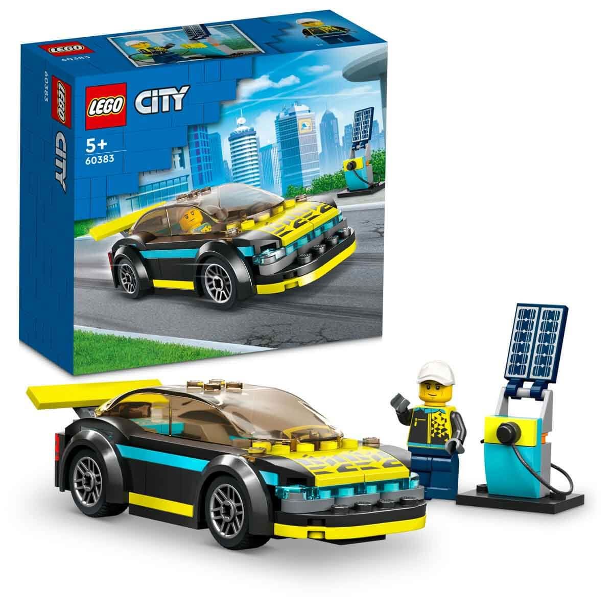 LEGO City Elektrikli Spor Araba LCY-60383 Yapım Oyuncak