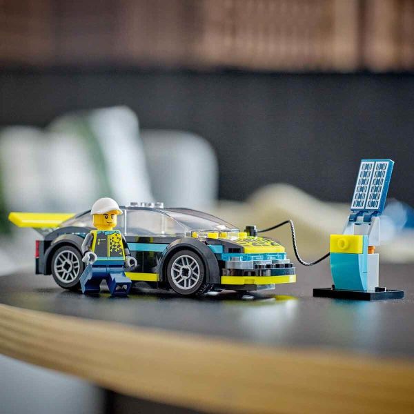 LEGO City Elektrikli Spor Araba LCY-60383 Yapım Oyuncak