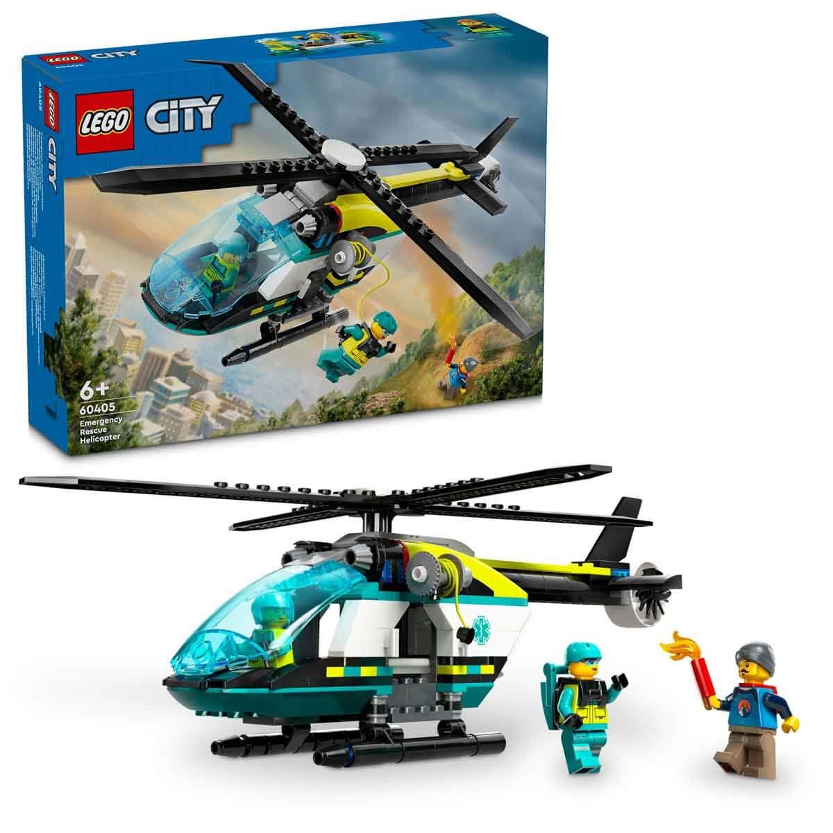 LEGO City Acil Kurtarma Helikopteri LCT-60405 Yapım Oyuncak