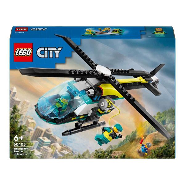 LEGO City Acil Kurtarma Helikopteri LCT-60405 Yapım Oyuncak