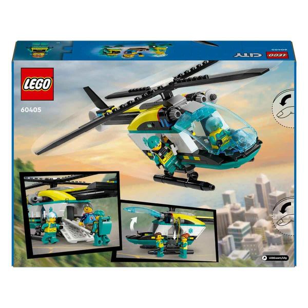 LEGO City Acil Kurtarma Helikopteri LCT-60405 Yapım Oyuncak