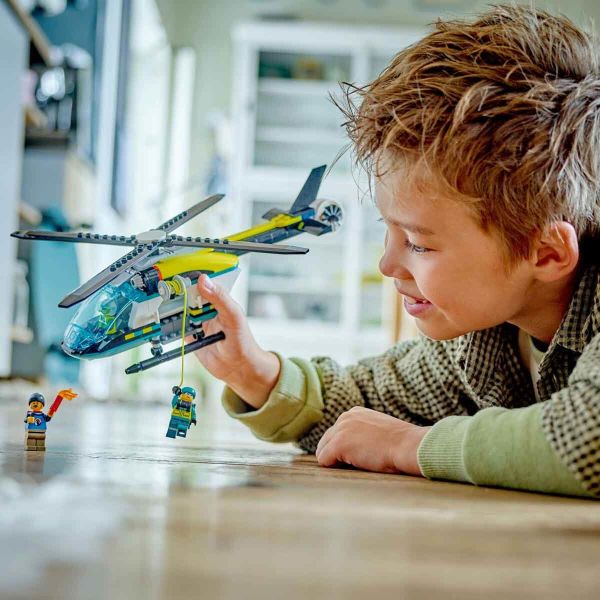 LEGO City Acil Kurtarma Helikopteri LCT-60405 Yapım Oyuncak