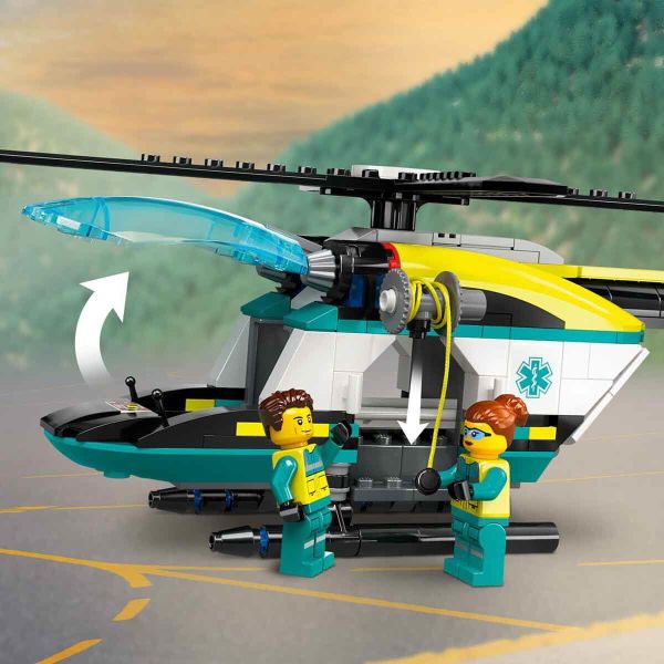 LEGO City Acil Kurtarma Helikopteri LCT-60405 Yapım Oyuncak