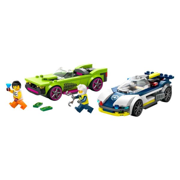 LEGO City Polis Arabası ve Spor Araba Takibi LCT-60415