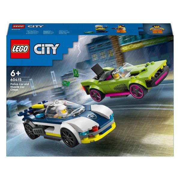 LEGO City Polis Arabası ve Spor Araba Takibi LCT-60415