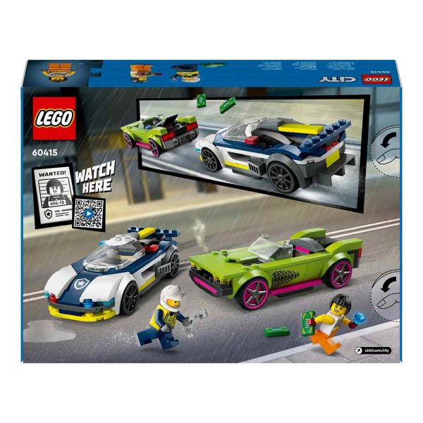 LEGO City Polis Arabası ve Spor Araba Takibi LCT-60415
