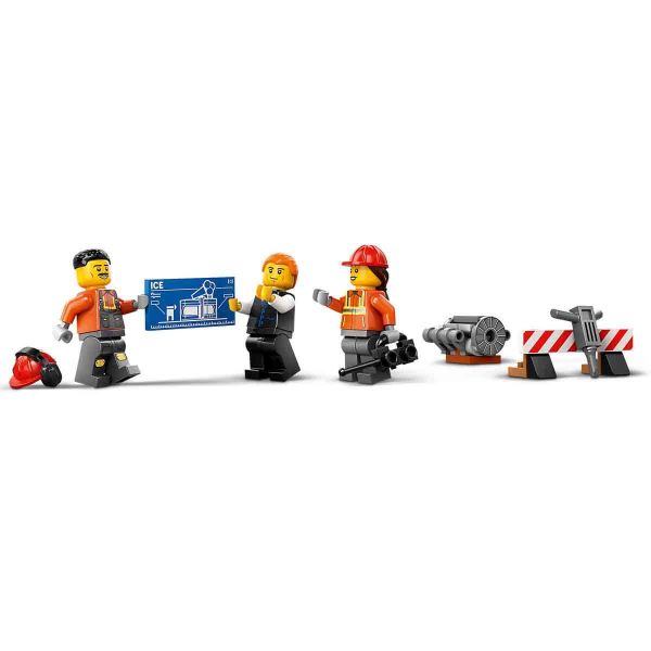 LEGO City Sarı İnşaat Ekskavatörü LCT-60420 Yapım Oyuncak