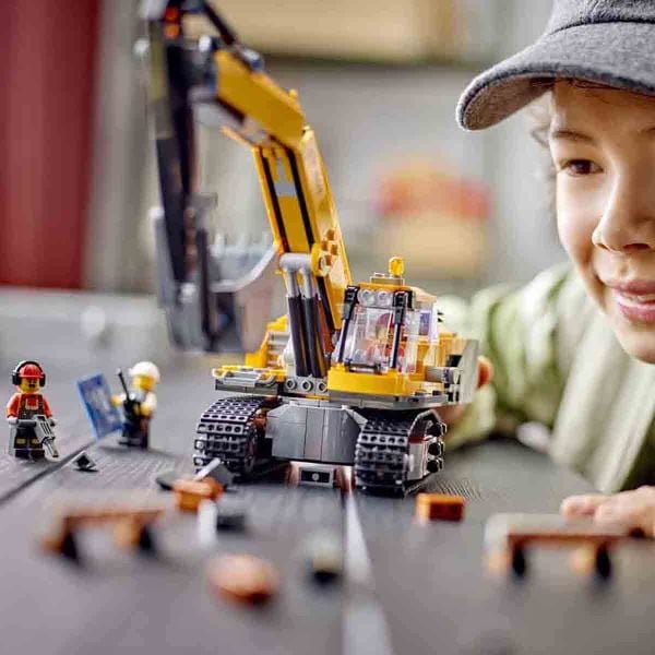 LEGO City Sarı İnşaat Ekskavatörü LCT-60420 Yapım Oyuncak