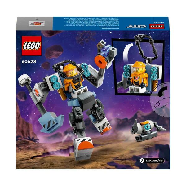 LEGO City Uzay İnşaat Robotu LCT-60428 Yapım Oyuncak Seti