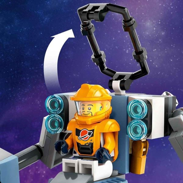 LEGO City Uzay İnşaat Robotu LCT-60428 Yapım Oyuncak Seti