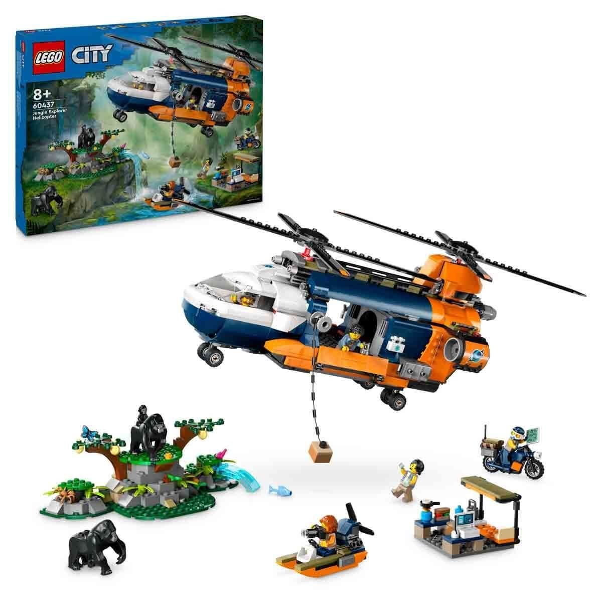 LEGO City Orman Kaşifinin Helikopteri Kamp Yerinde LCT-60437