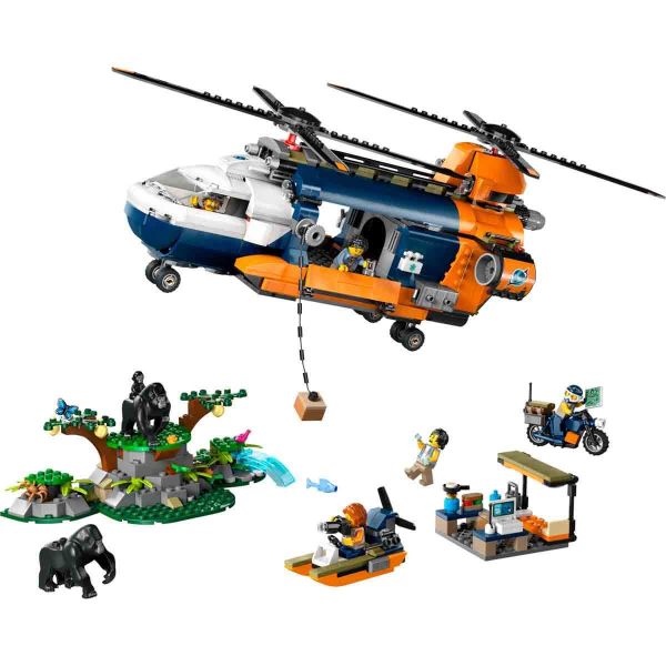 LEGO City Orman Kaşifinin Helikopteri Kamp Yerinde LCT-60437