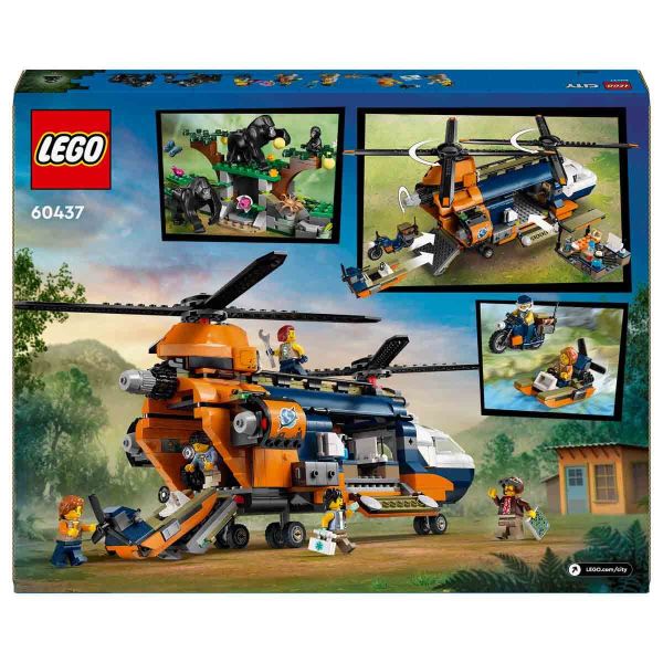 LEGO City Orman Kaşifinin Helikopteri Kamp Yerinde LCT-60437